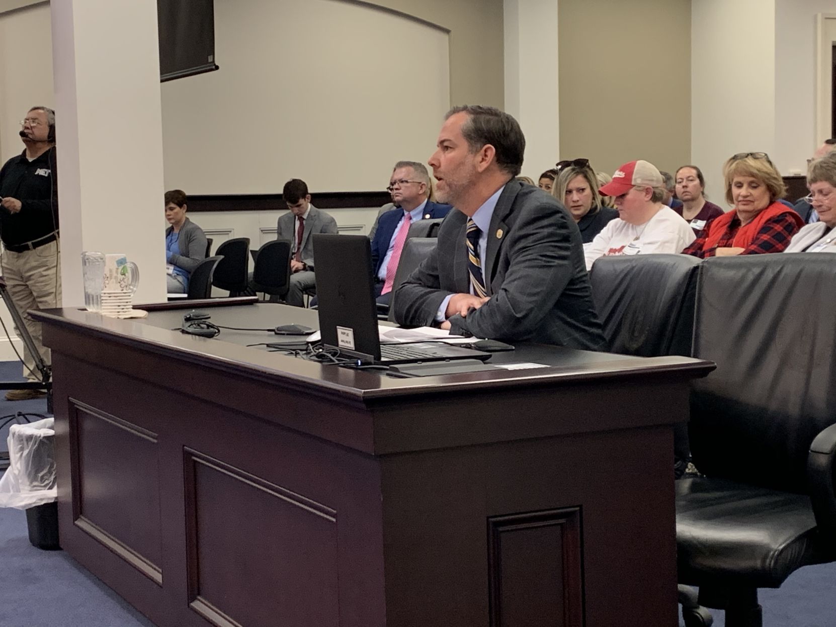 Sen. Max Wise testifying Senate Bill 8.jpeg